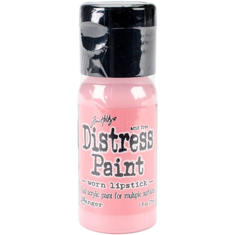 Tim Holtz Distress Paint Flip Top 1oz - Worn Lipstick