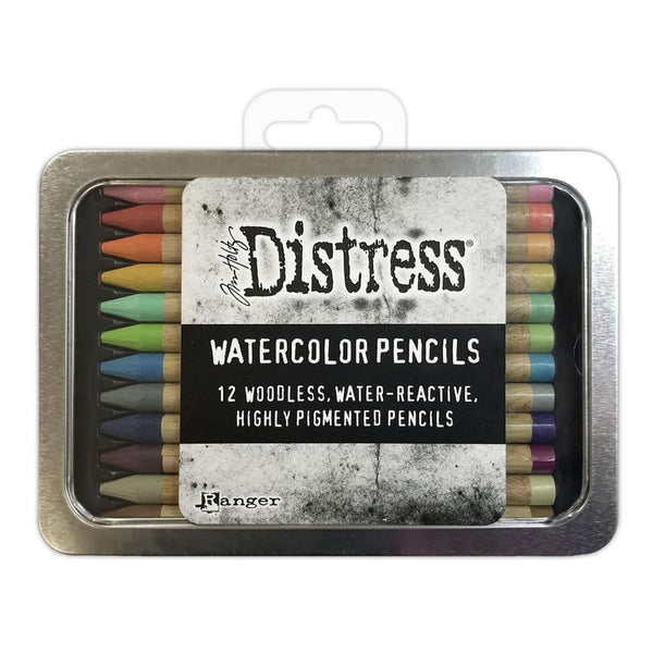 Tim Holtz Distress Watercolour Pencils 12 pack - Set 2