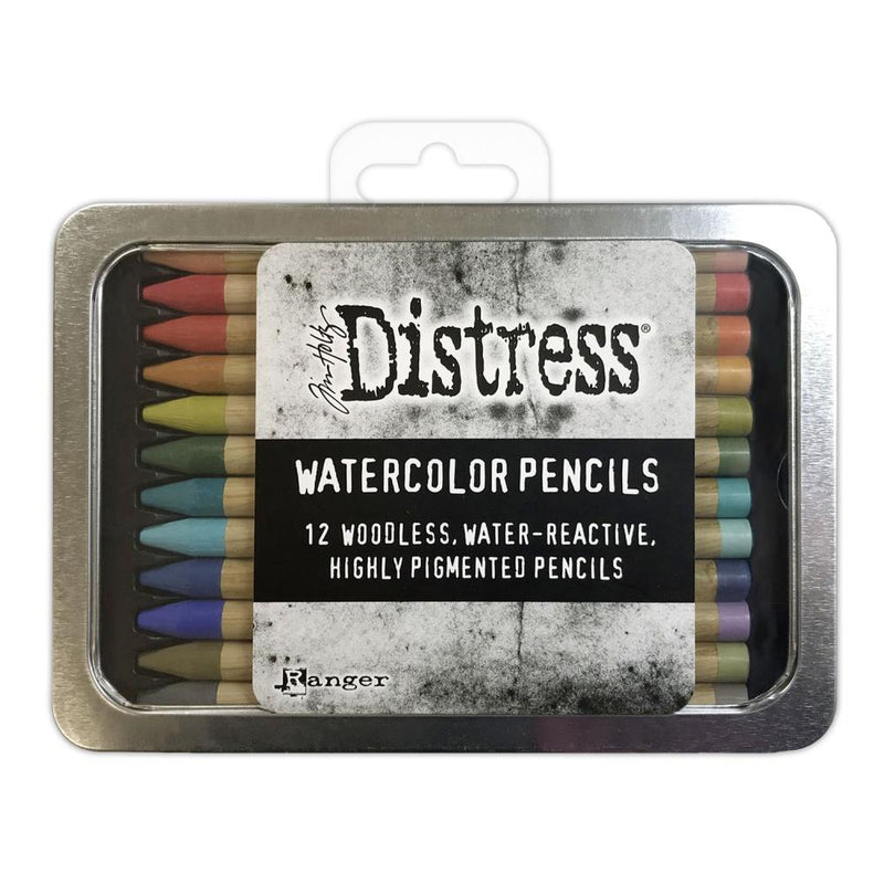 Tim Holtz Distress Watercolour Pencils 12 pack - Set 3