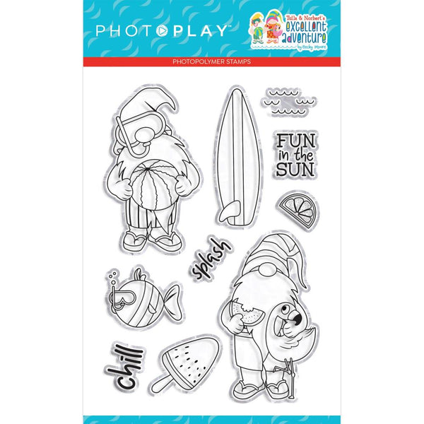 PhotoPlay Photopolymer Stamp - Tulla & Norbert's Excellent Adventure