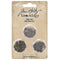 Tim Holtz - Idea-Ology Mini Metal Safety Pins 48 pack 3 Colours