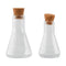 Tim Holtz - Idea-Ology Small Corked Glass Flasks 2 pack - Laboratory 2in  To 2.375in^