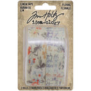 Tim Holtz Idea-Ology Linen Tape 1"x 3yd 2 pack - Floral*