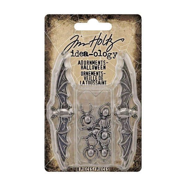 Tim Holtz Idea-Ology Metal Adornments 8 pack - Halloween