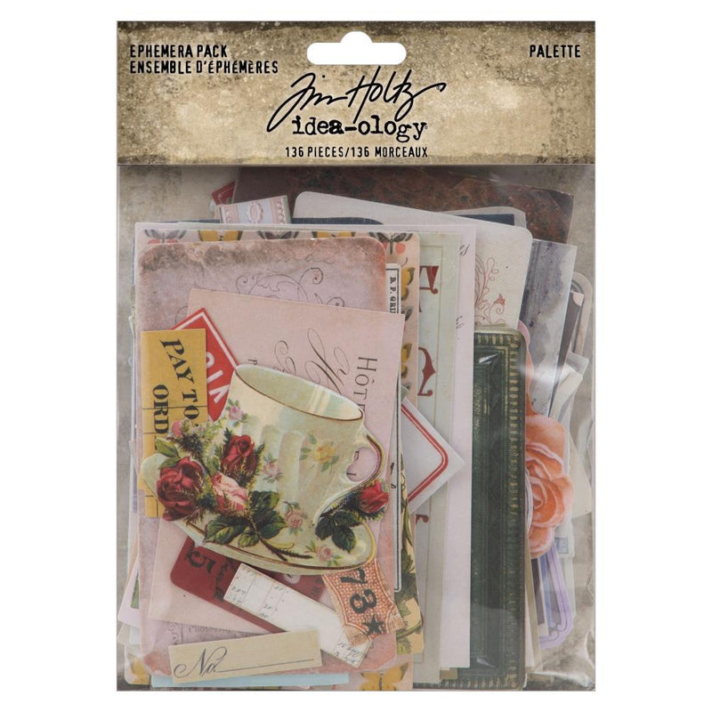 Tim Holtz Idea-Ology Ephemera Pack (136-pack) - Palette