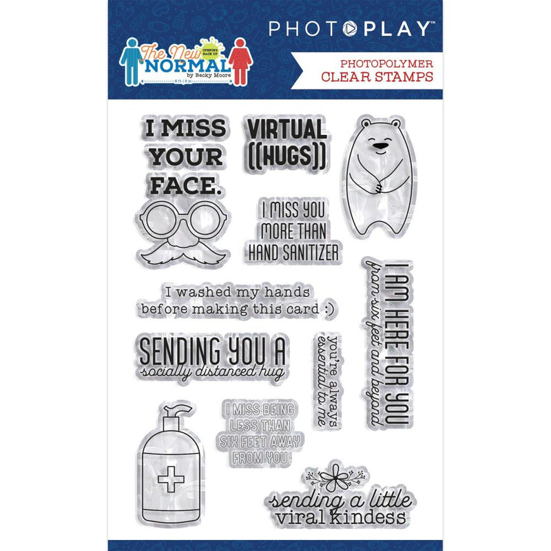 PhotoPlay Photopolymer Stamp - The New Normal Phrase*