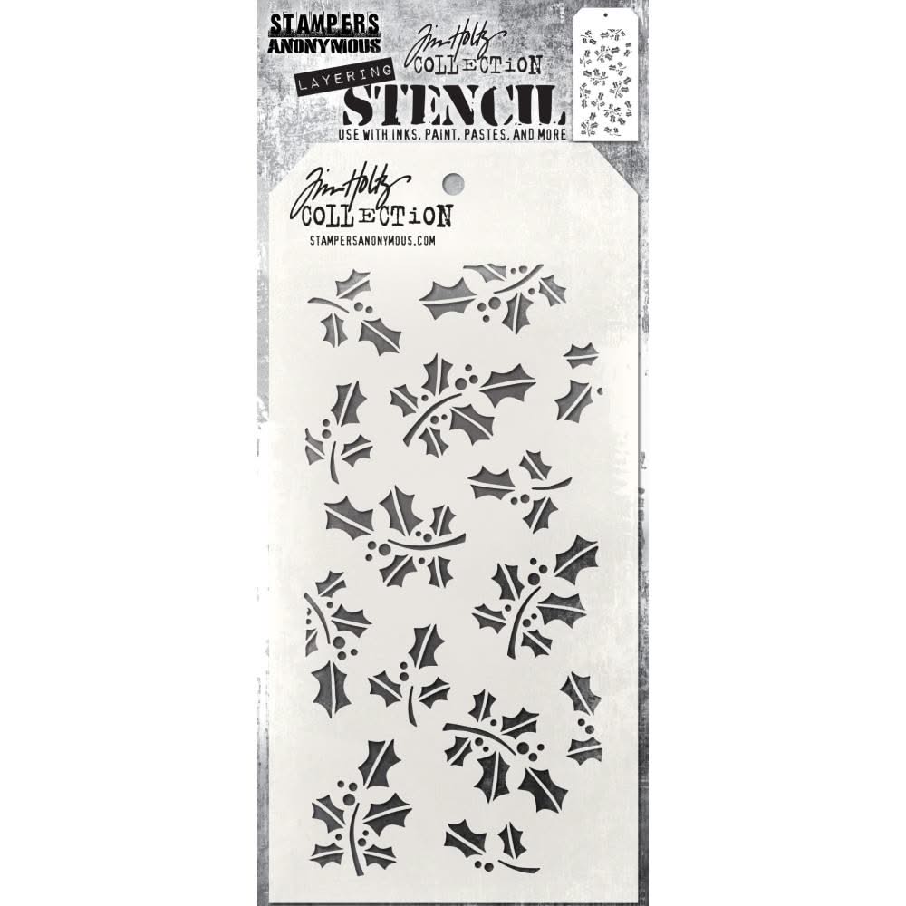 Pochoir Tim Holtz Bulle - 4.125x8.5 Pouces Pour