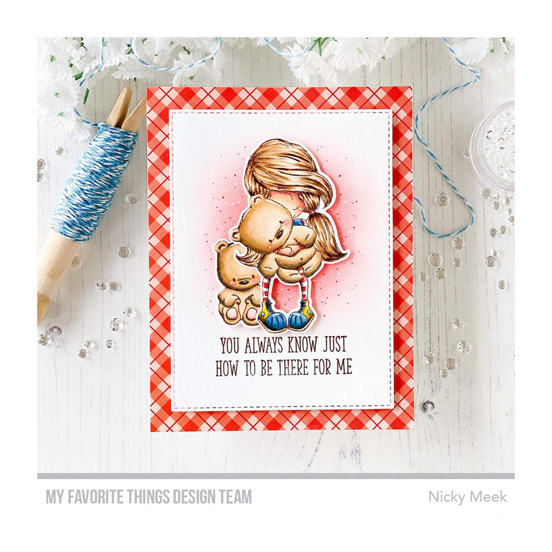 My Favorite Things Tiddly Inks Stamps 4"x4" - Soft Spot Friends*