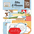 Echo Park Cardstock Ephemera 33/Pkg Titles & Phrases, Winnie The Pooh*