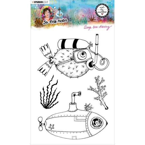 Studio Light Art By Marlene So-Fish-Ticated Clear Stamps - Deep Sea Diving*