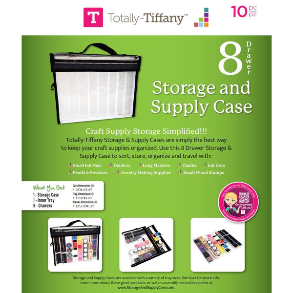 Totally Tiffany Storage & Supply Case With 8 Drawers