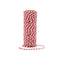 Craft Perfect Striped Bakers Twine - Chilli Red