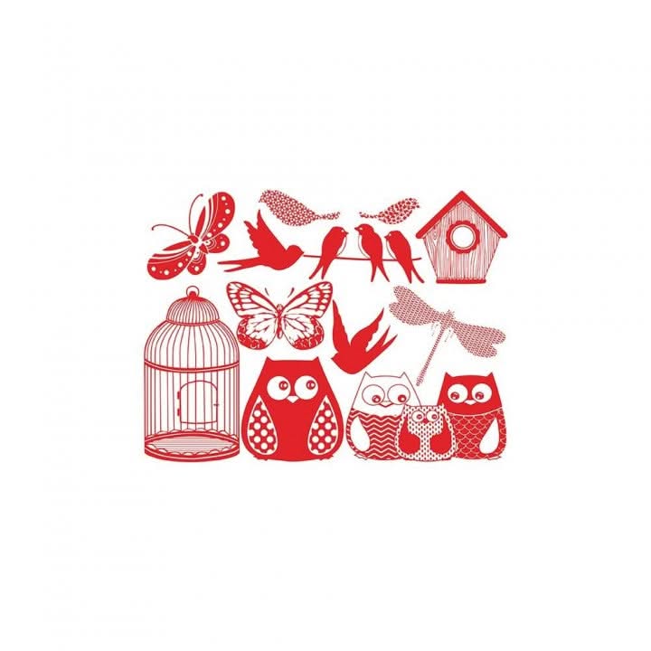 Find It Trading Textile Stamps - Nature