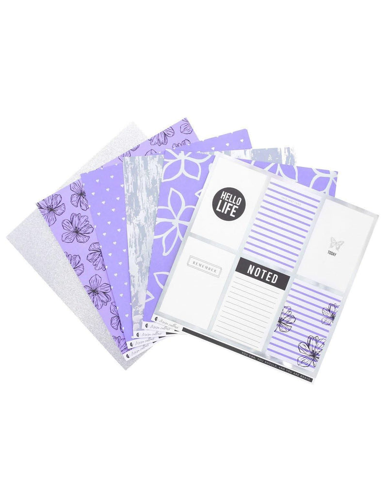 Teresa Collins Paper Collection 12in x 12in - Lilac Avenue*