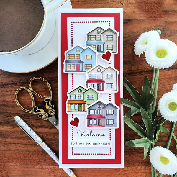 Spellbinders Glimmer Hot Foil Plate & Die By Becca Feeken - You Are My Home*