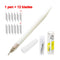 Universal Crafts Easy Grip Model Cutter with 12 Blades - White