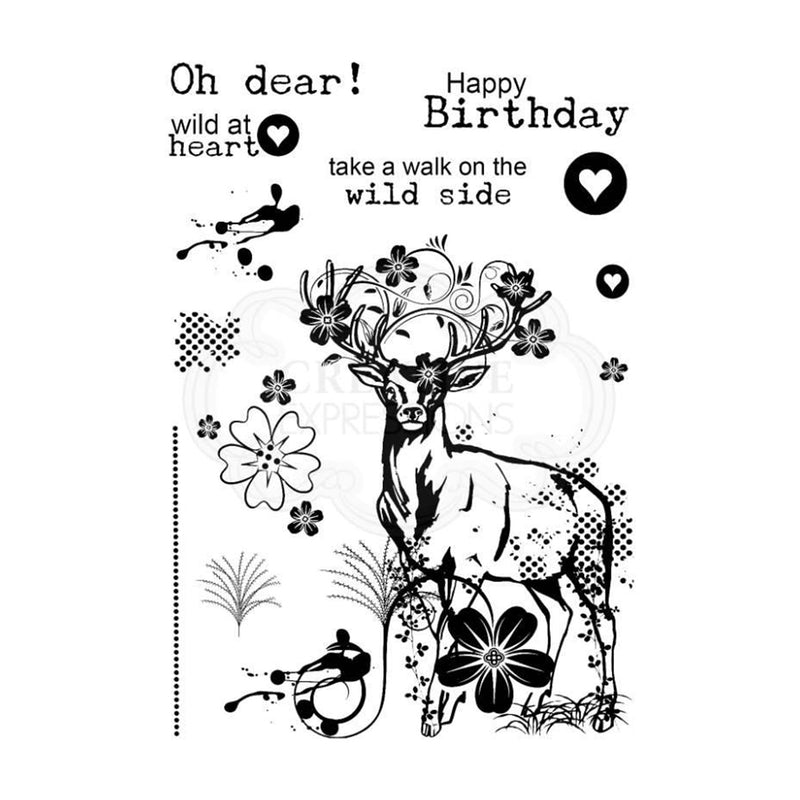 Creative Expressions Designer Boutique Collection - A6 Clear Stamp Set - My Dear Deer*