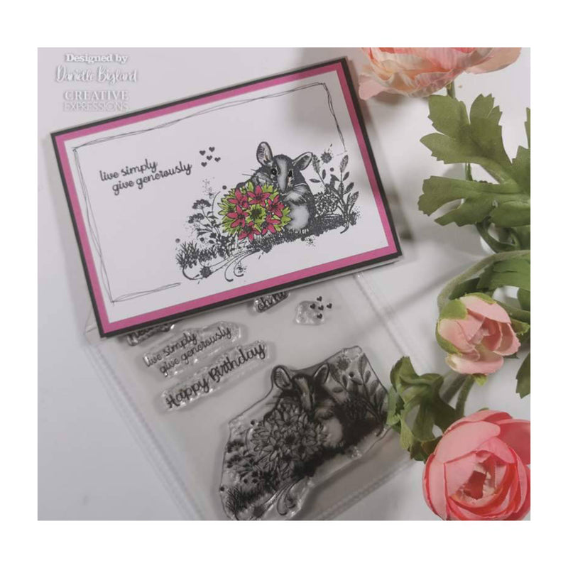 Creative Expressions Designer Boutique Collection - A6 Clear Stamp Set - Missy Mouse*
