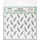Carta Bella Stencil 6"X6" -  Summer Branch, Summer Market*