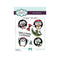 Creative Expressions Designer Boutique Collection - A6 Stamp Set - Penguin Baubles*