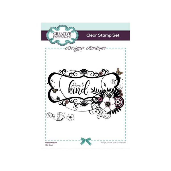 Creative Expressions Clear Stamp Set by Designer Boutique - 10cm x 15cm - Be Kind*