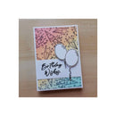 Creative Expressions Designer Boutique Clear Stamps - Birthday Wishes 6" x 8"*