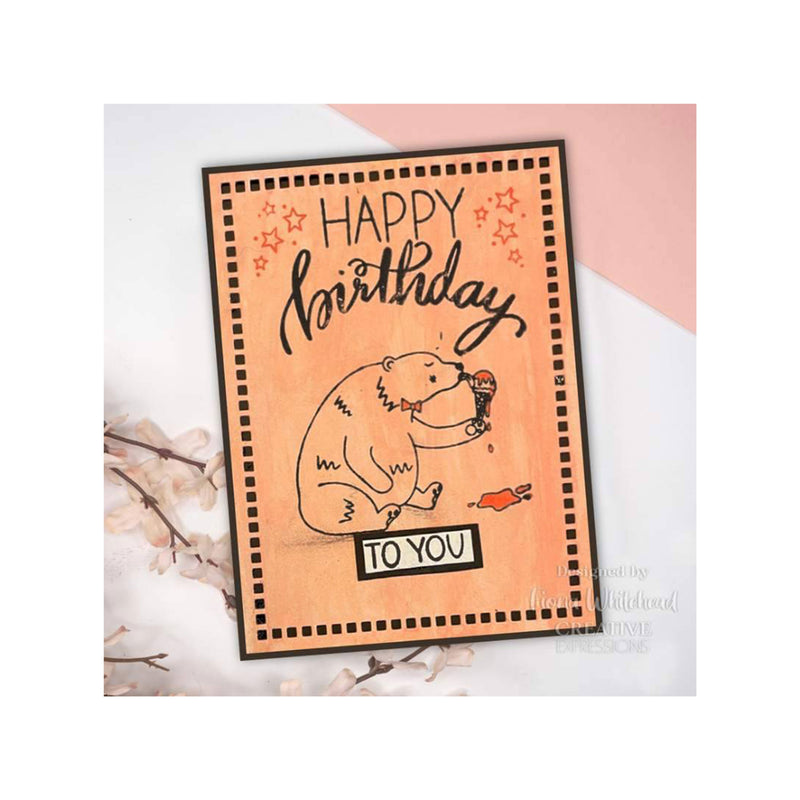 Creative Expressions Designer Boutique Clear Stamps - Musical Birthday 6" x 8"*