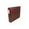 Universal Crafts Classic Leather 12"x12" Three Ring Album - Cinnamon