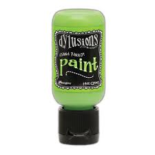 Dylusions Acrylic Paint 1oz - Island Parrot