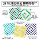 Concord & 9th Clear Stamps 6in x 6in - On the Diagonal Turnabout*