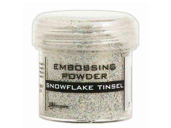 Ranger Embossing Powder - Snowflake Tinsel .74oz