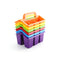 Universal Crafts Stackable Storage Caddy - 6 Pack - Rainbow