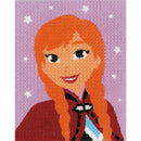 Vervaco Plastic Canvas Tapestry Kit 5"x6.4" - Disney - Frozen Anna*