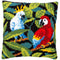 Vervaco Counted Cross Stitch Cushion Kit 16"x 16" - Tropical Birds