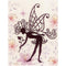 LanArte Counted Cross Stitch Kit 9.2"X11.6" - Flower Fairy Silhouette I (18 Count)*