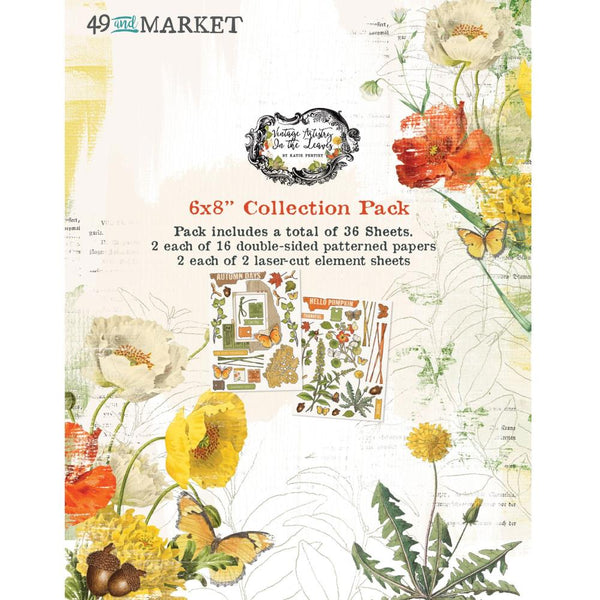 49 And Market Collection Pack 6"x 8" - Vintage Artistry In The Leaves*