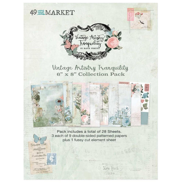 49 And Market Collection Pack 6"x 8"- Vintage Artistry - Tranquility
