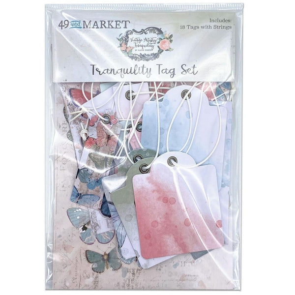49 And Market Vintage Artistry - Tranquility Tag Set*