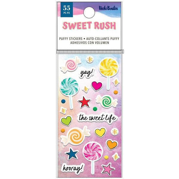 Vicki Boutin Sweet Rush Mini Puffy Stickers 55 pack*