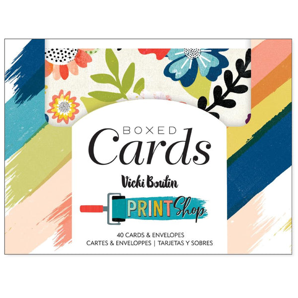 Vicki Boutin Print Shop A2 Cards W/Envelopes (4.375"X5.75") 40/Box*