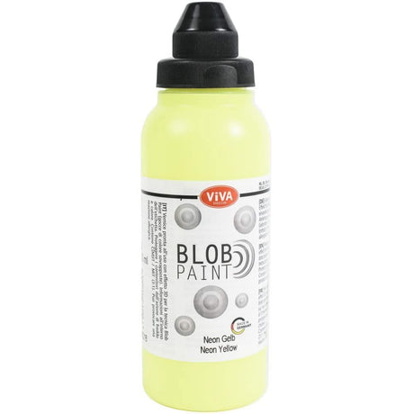 Viva Decor Neon Blob Paint 280ml - Neon Yellow*^ LIMIT 1 PER ORDER