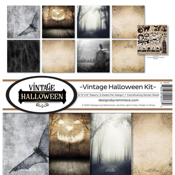 Reminisce Collection Kit 12"X12" Vintage Halloween*