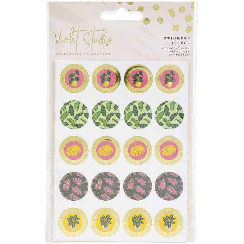 Crafter's Companion - Violet Studio Tropical Mini Stickers 5/Sheets*