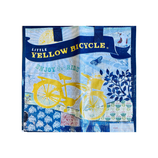 Little Yellow Bicycle Reusable Carry Bag