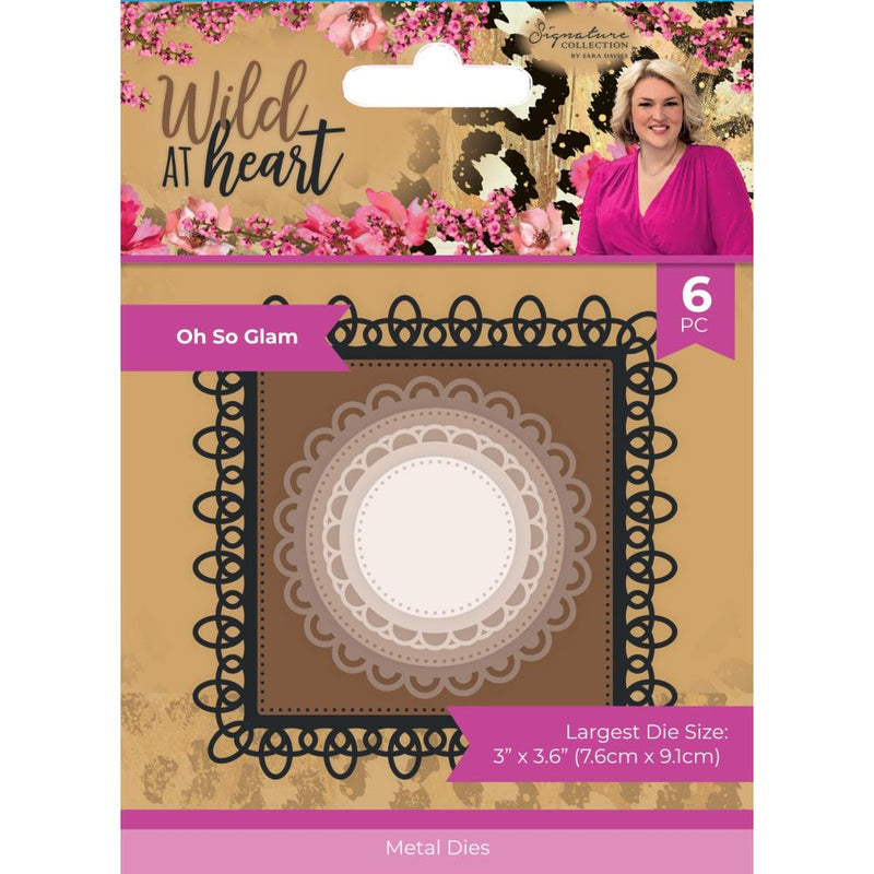 Crafter's Companion Sara Signature Wild At Heart Metal Die Oh So Glam*