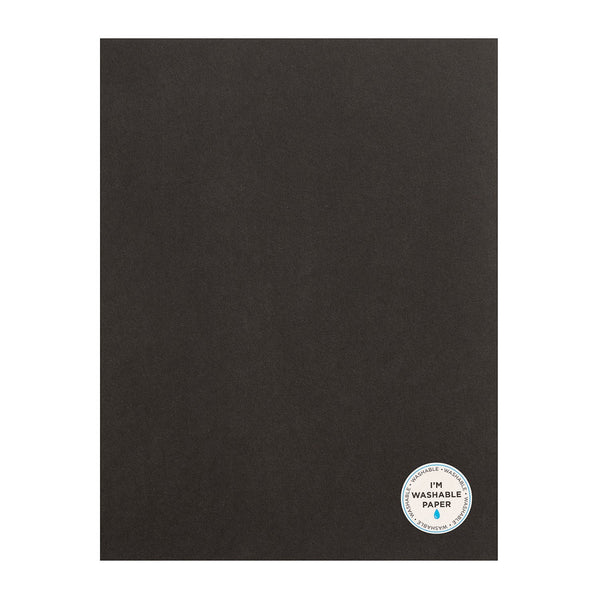 American Crafts Washable Matte Paper 8.5in x 11in - Black*