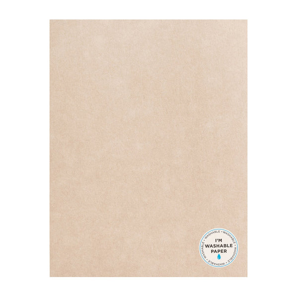American Crafts Washable Matte Paper 8.5in x 11in - Nickel