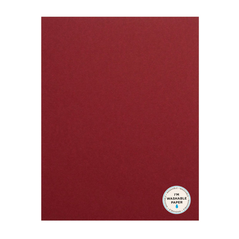 American Crafts Washable Matte Paper 8.5in x 11in - Rouge*