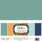 Echo Park double-sided solid cardstock 12"X12" (30.5cm x 30.5cm) 6-pack: A Birthday Wish Boy, 6 Colours