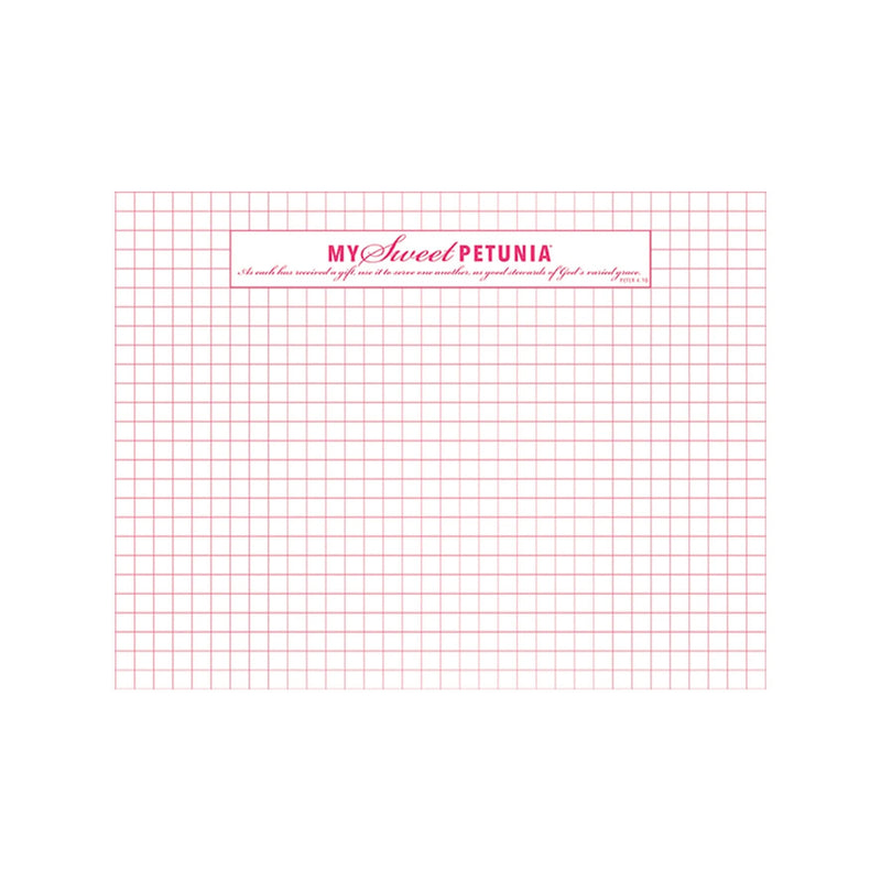 My Sweet Petunia Grid Paper 6.5" x 8.5" - Double-sided*